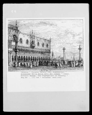 Der Dogenpalast in Venedig