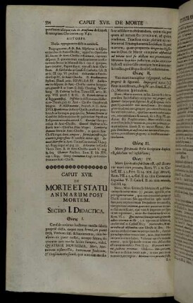 Caput XVII. De Morte Et Statu Animarum Post Mortem.