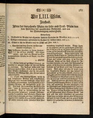 385-390, Der LIII. Psalm
