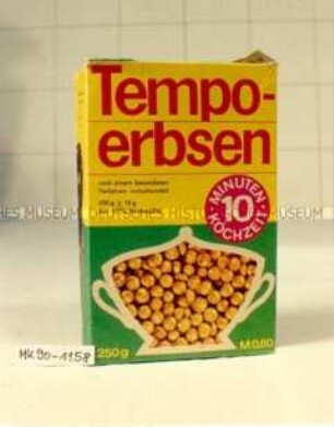 Packung "Tempoerbsen"