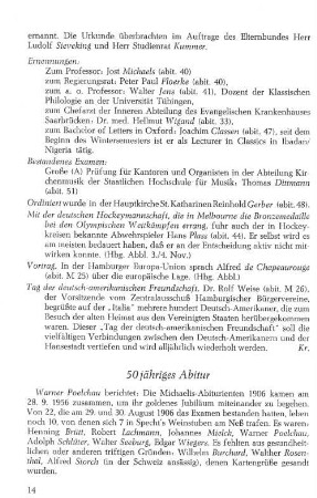 50 jähriges Abitur