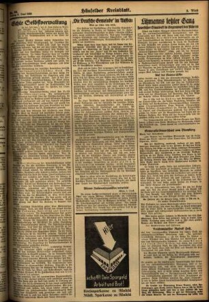Zweite Ausgabe vom Freitag, den 05. Juni 1936.
