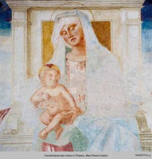 Madonna mit Kind und zwei Heilige