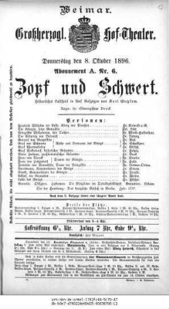 Zopf und Schwert