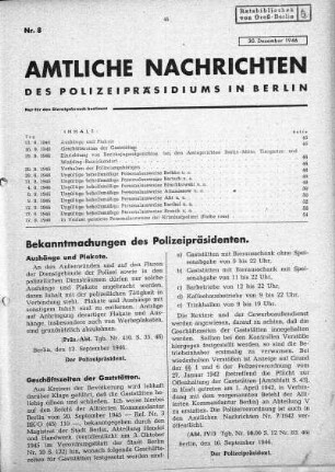 Nr. 8, 30. Dezember 1946