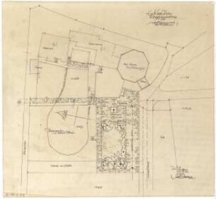 Gsaenger, Gustav; Prien / Chiemsee (Bayern); Ev. Kirche - Kirchplatzgestaltung (Lageplan)