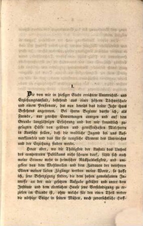 Mittheilungen über die weibliche Erziehungs- und Unterrichtsanstalt zu Landau