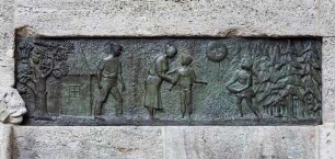 Mächenbrunnen "Hänsel und Gretel" — Relief