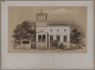 Potsdam: Landhaus bei Potsdam (Architectonisches Skizzenbuch)