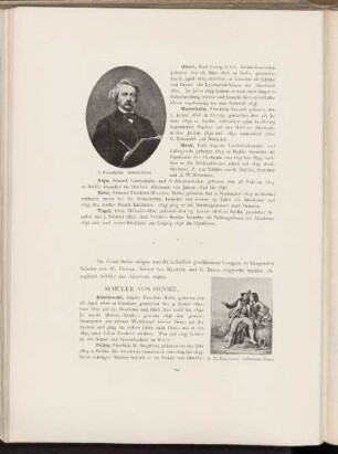 Schüler von Hensel.