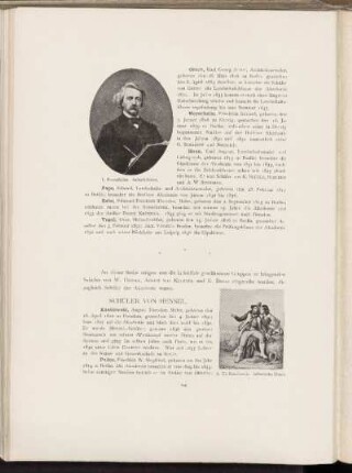 Schüler von Hensel.