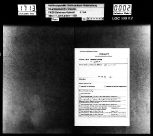 Inventarium über das Eckkabinet des Pretiosen-Zimmers [in der Geheimen Verwahrung des Grünen Gewölbes zu Dresden]