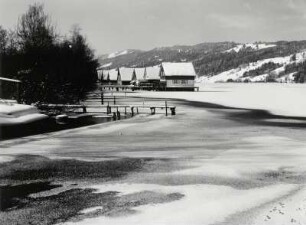 Winterlicher Alpsee bei Bühl