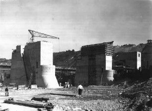 Wehrbaustelle Goßmannsdorf/Main