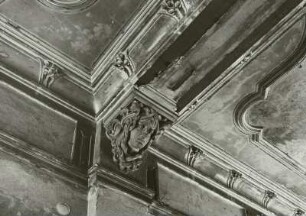 Dresden-Neustadt, Louisenstraße 67. Wohnhaus (1900). Decke im Hausflur