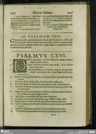 In Psalmum CXVI.[i.e. CXV.] Psalmus CXVI.[i.e. CXV.]