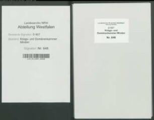 Amt Petershagen - Vogtei Börde - Bauerschaft Friedewalde: Unterlagen der Revisionskomission - Band 2