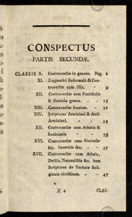 4r-4v, Conspectus Partis Secundae.