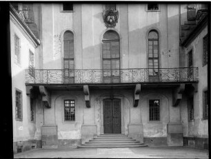 Kislau Schloss Kislau Hauptgebäude, romanischer Bergfried, Corps de Logis Nordseite