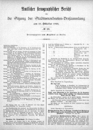 No. 28, 10. Oktober 1895