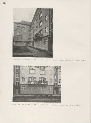 Baugruppe Weserstraße, Neukölln, Bezirk Neukölln. Teilansicht ; Baugruppe Weserstraße, Neukölln, Bezirk Neukölln. Teilansicht