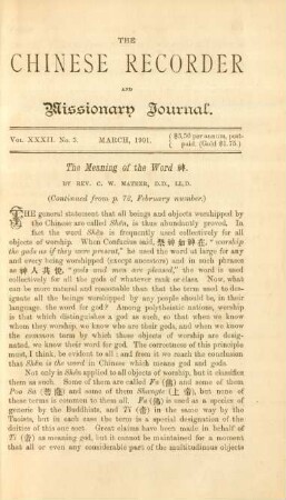 No. 3. March, 1901