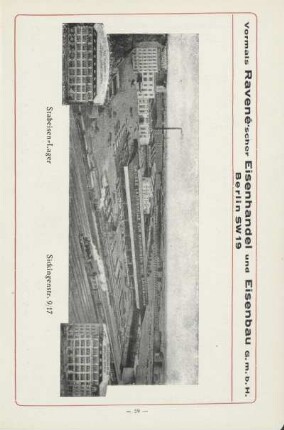 Stabeisen-Lager Sickingenstr. 9/17