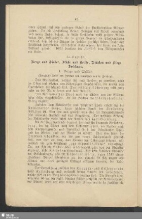 14. Kapitel. Berge und Thäler, Flüsse und Teiche, Brücken und Stege Zwickaus
