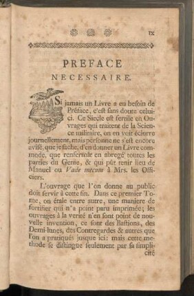 Preface Necessaire