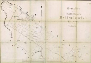 N° III, Brouillon von der Dorffeldmark Bahlenhüschen, D. A. Crivitz