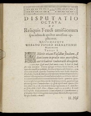 Disputatio Octava