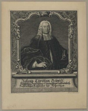 Bildnis des Johann Christian Schmidt