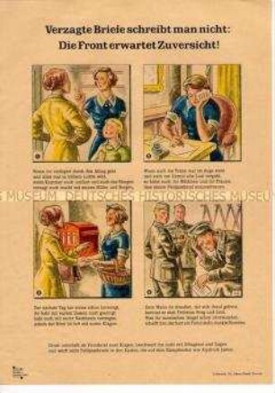 Bilderbogen zur Korrespondenz mit Frontsoldaten (Bunter Bilderbogen Nr. 3)
