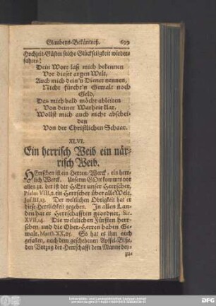 XLVI. Ein herrisch Weib ein närrisch Weib.