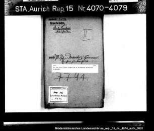 Der dem Peter Johann Diederichs in Grimmersum gestattete Kramhandel