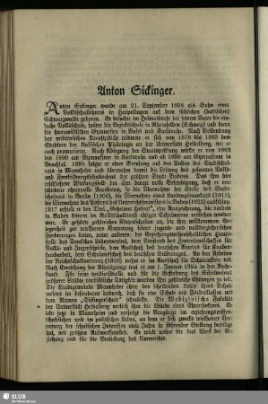 Anton Sickinger