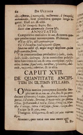 62-73, Caput XVII