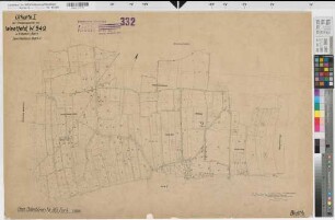 Weetfeld (Hamm), Umlegung Weetfeld, Bl. 4 Urkarte I Osterbönen Flur 4
