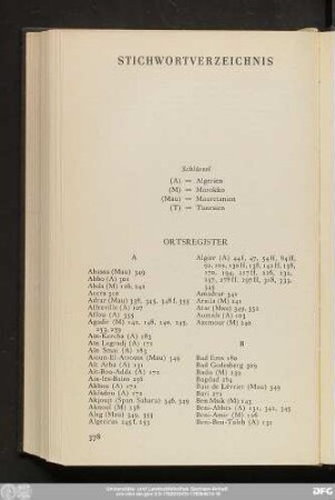 Stichwortverzeichnis