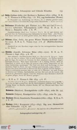 Musiker, Schauspieler und bildende Künstler (Nr. 943a-1132)