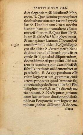 Joannis Sturmii partitionum dialecticarum libri IIII.