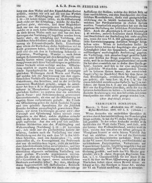 Sihler, W.: Arabesken. Bd. 1. Berlin: Laue 1828