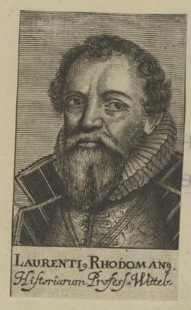 Bildnis des Laurentius Rhodomanus