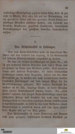 6. Das Wilhelmsstift in Tübingen