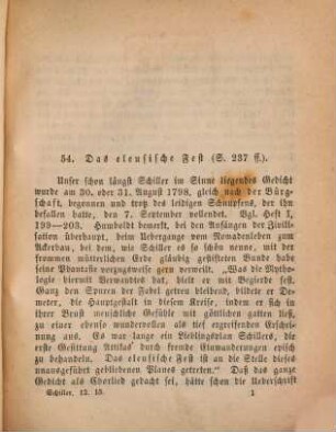 Schillers lyrische Gedichte, 7/8 : Die lyrischen Gedichte der dritten Periode ; 2/3