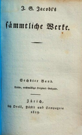 J. G. Jacobi's sämmtliche Werke, 6