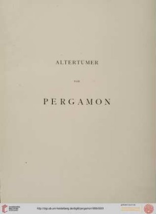 Band VIII, Band 2: Altertümer von Pergamon: Die Inschriften von Pergamon