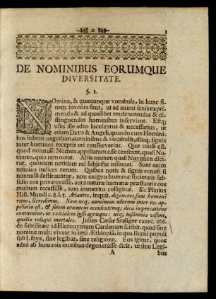 De Nominibus Eorumque Diversitate