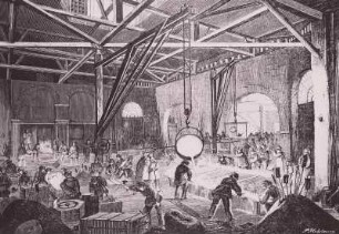 Eisengießerei Borsig : Berlin, Borsig, Gießhalle