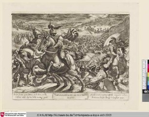 ABRAHAM LOTH AB HOSTIBVS ERIPIT [Abraham rettet Loth vor den Feinden; Abraham liberating his brother Lot]